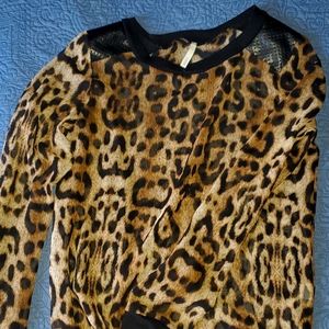 Cheetah print shirt
